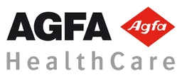 Agfa logo, white wordmark version, on a transparent background