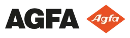 Agfa logo, wordmark version, on a transparent background
