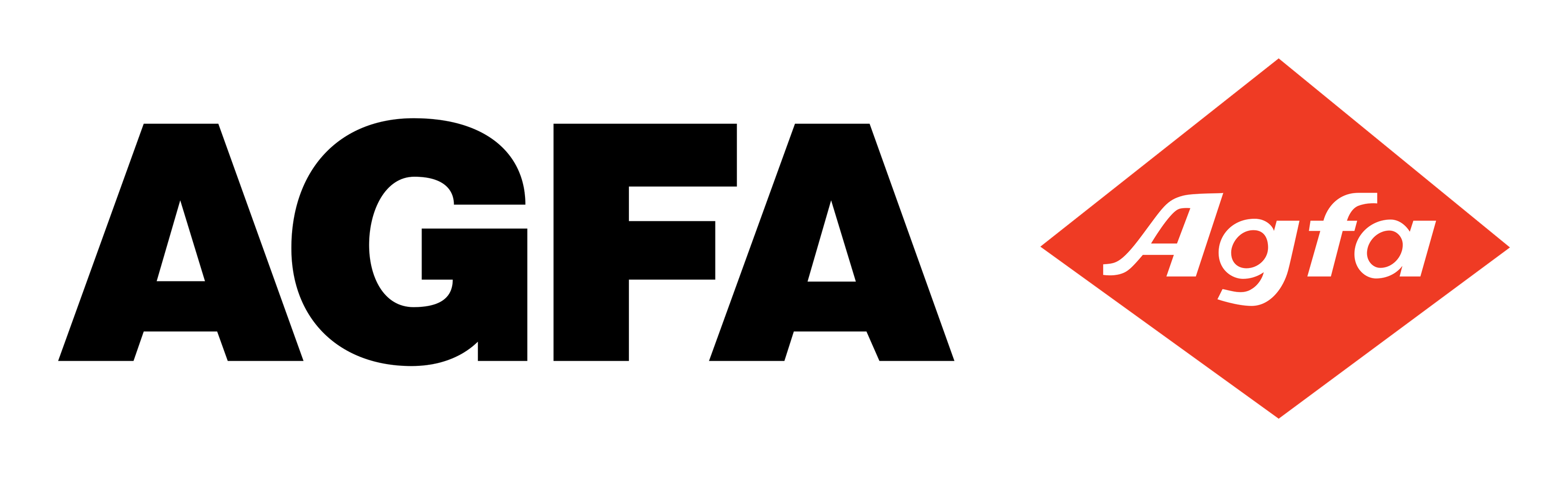 Agfa logo on a transparent background