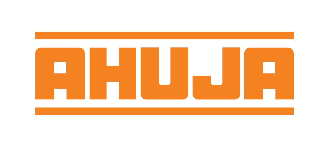 Ahuja logo on a transparent background