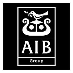 Aib logo, black icon version, on a transparent background