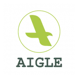 Aigle logo, icon version, on a transparent background