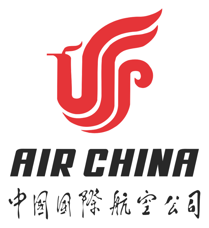 Air China logo, icon version, on a transparent background