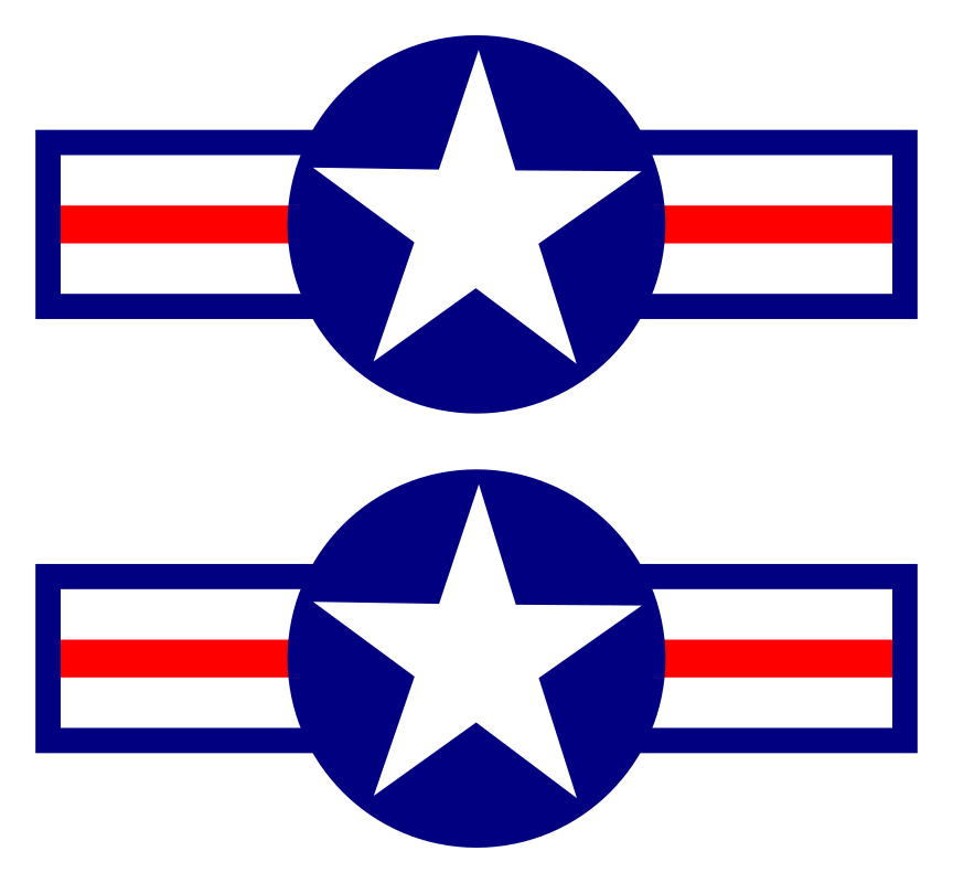 Air Force Logo auf transparentem Hintergrund