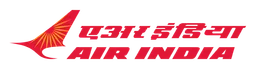 Air India logo, wordmark version, on a transparent background