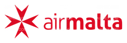 Air Malta logo, wordmark version, on a transparent background