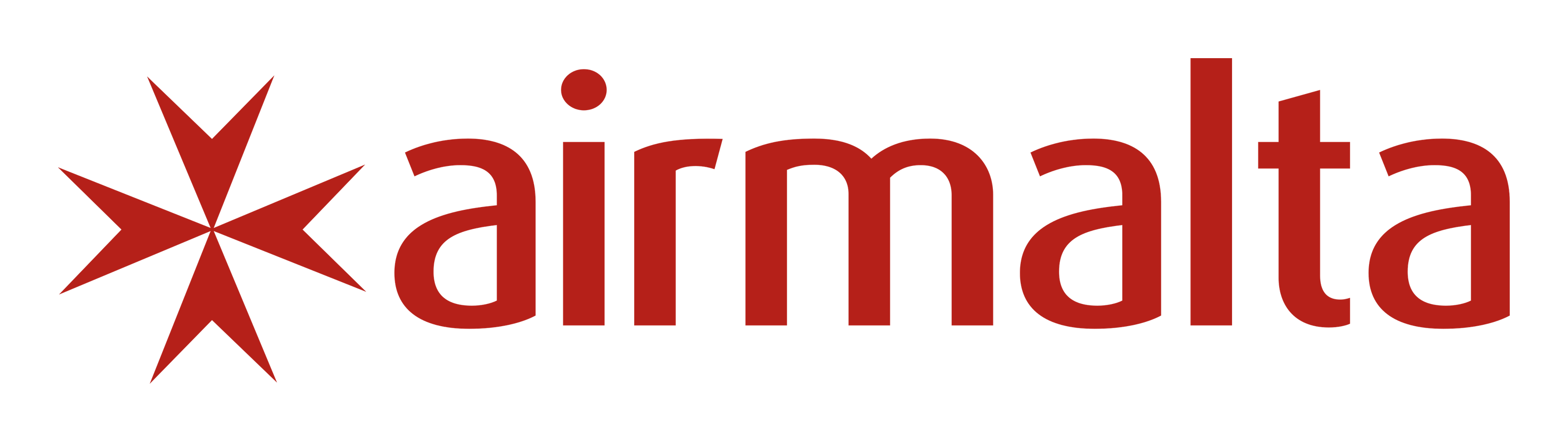 Air Malta logo on a transparent background