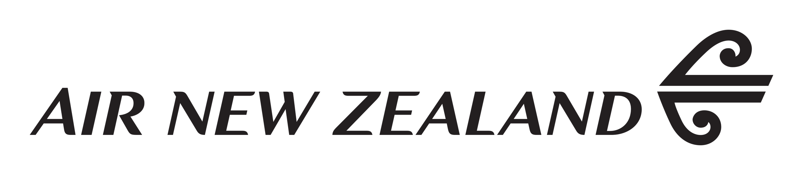 Air New Zealand logo on a transparent background