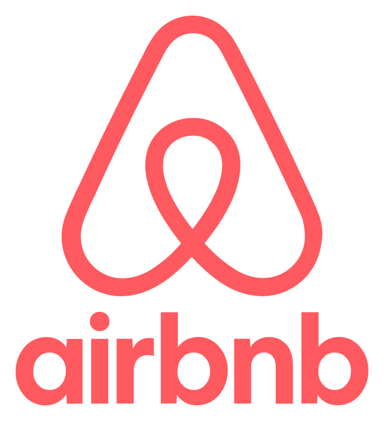 Airbnb logo, icon version, on a transparent background