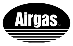 Airgas logo, black version, on a transparent background