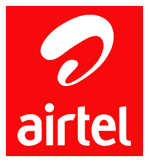 Airtel logo, icon version, on a transparent background