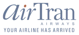 Airtran logo, horizontal version, on a transparent background