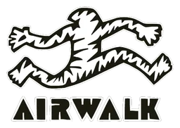 Airwalk logo, monochrome version, on a transparent background