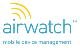 Airwatch logo, horizontal version, on a transparent background