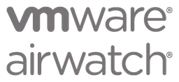 Airwatch logo, monochrome version, on a transparent background