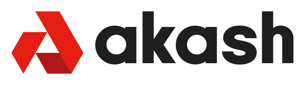 Akash Network logo on a transparent background