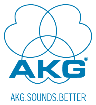 AKG logo on a transparent background