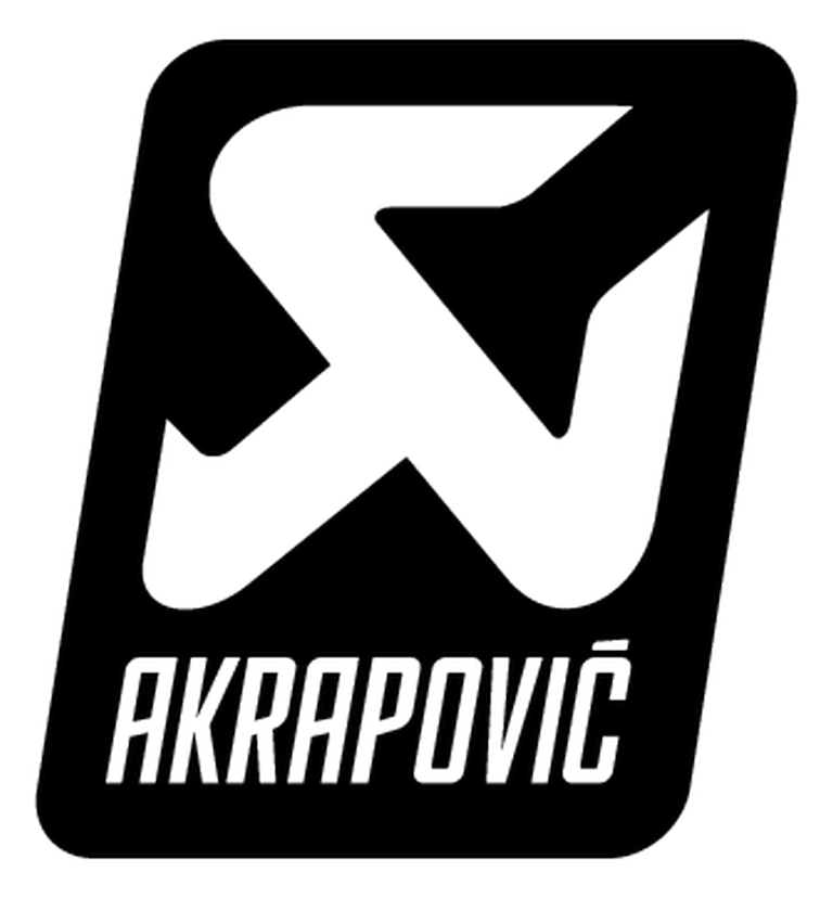 Akrapovic logo, black icon version, on a transparent background
