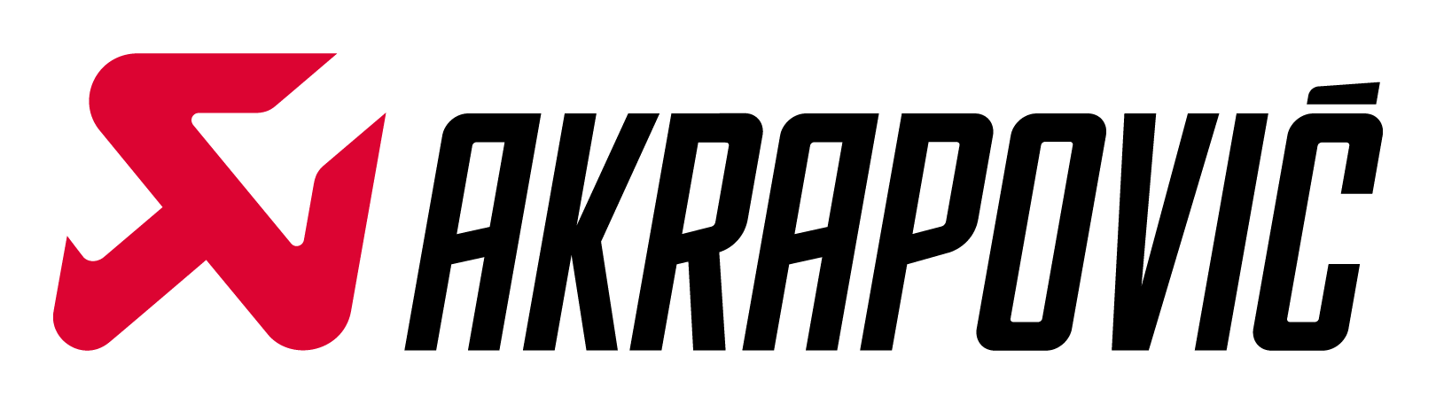 Akrapovic logo on a transparent background
