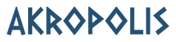 Akropolis logo, wordmark version, on a transparent background