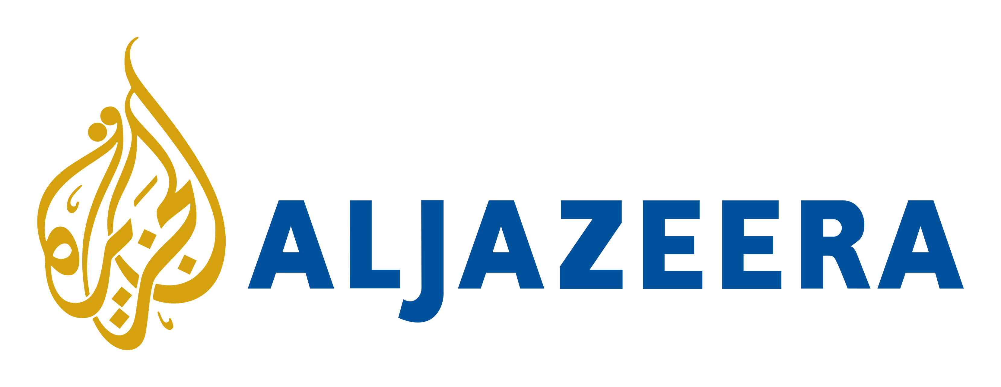 Al Jazeera logo on a transparent background