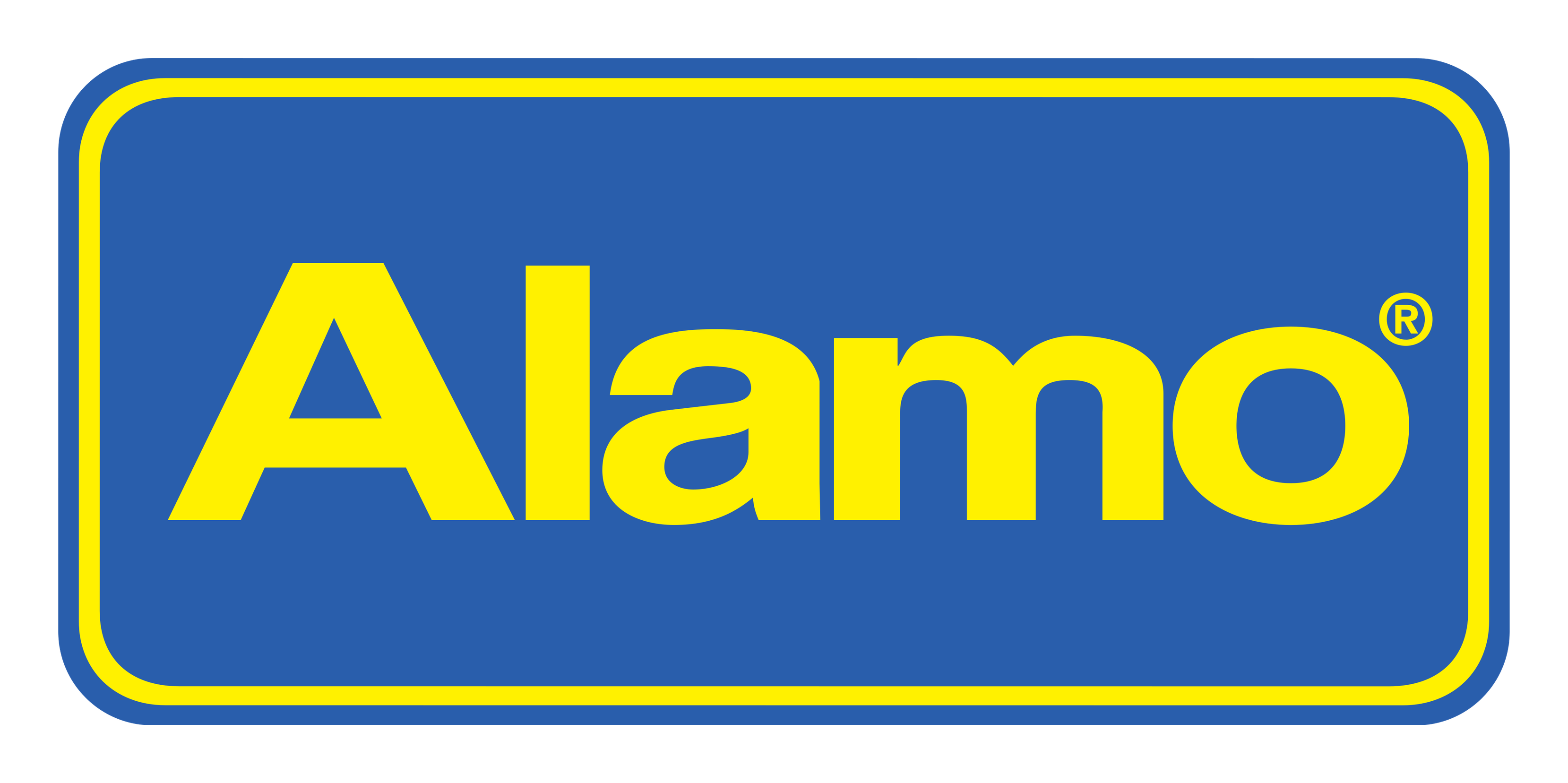 Logo de Alamo sobre fondo transparente