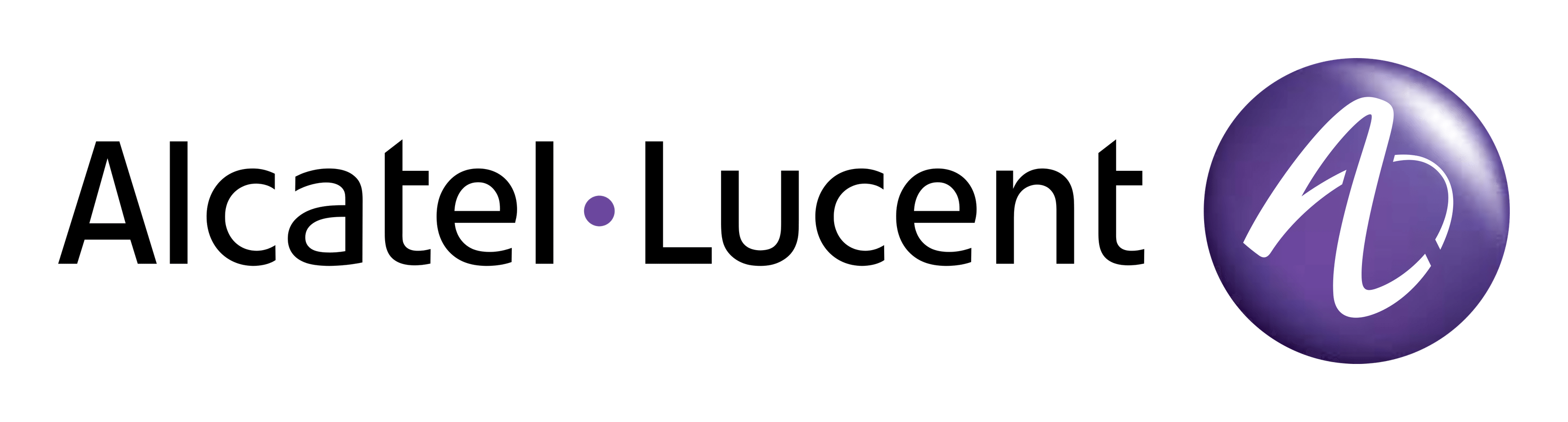 Alcatel Lucent logo on a transparent background
