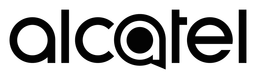 Alcatel logo, black wordmark version, on a transparent background