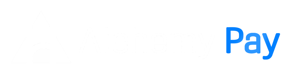 Alchemy Pay logo on a transparent background
