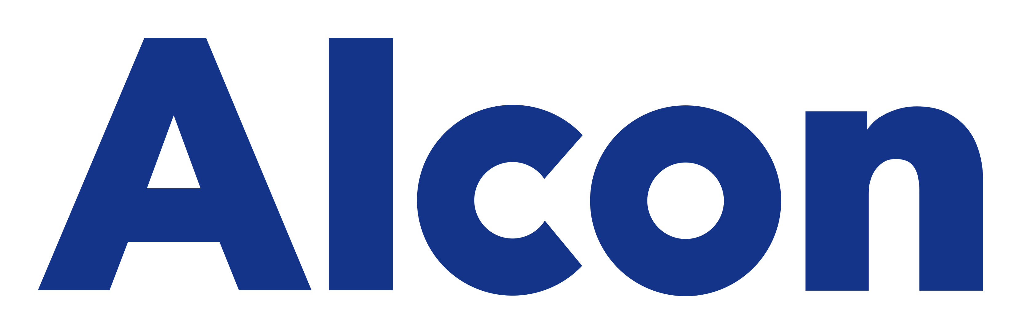 Alcon logo on a transparent background