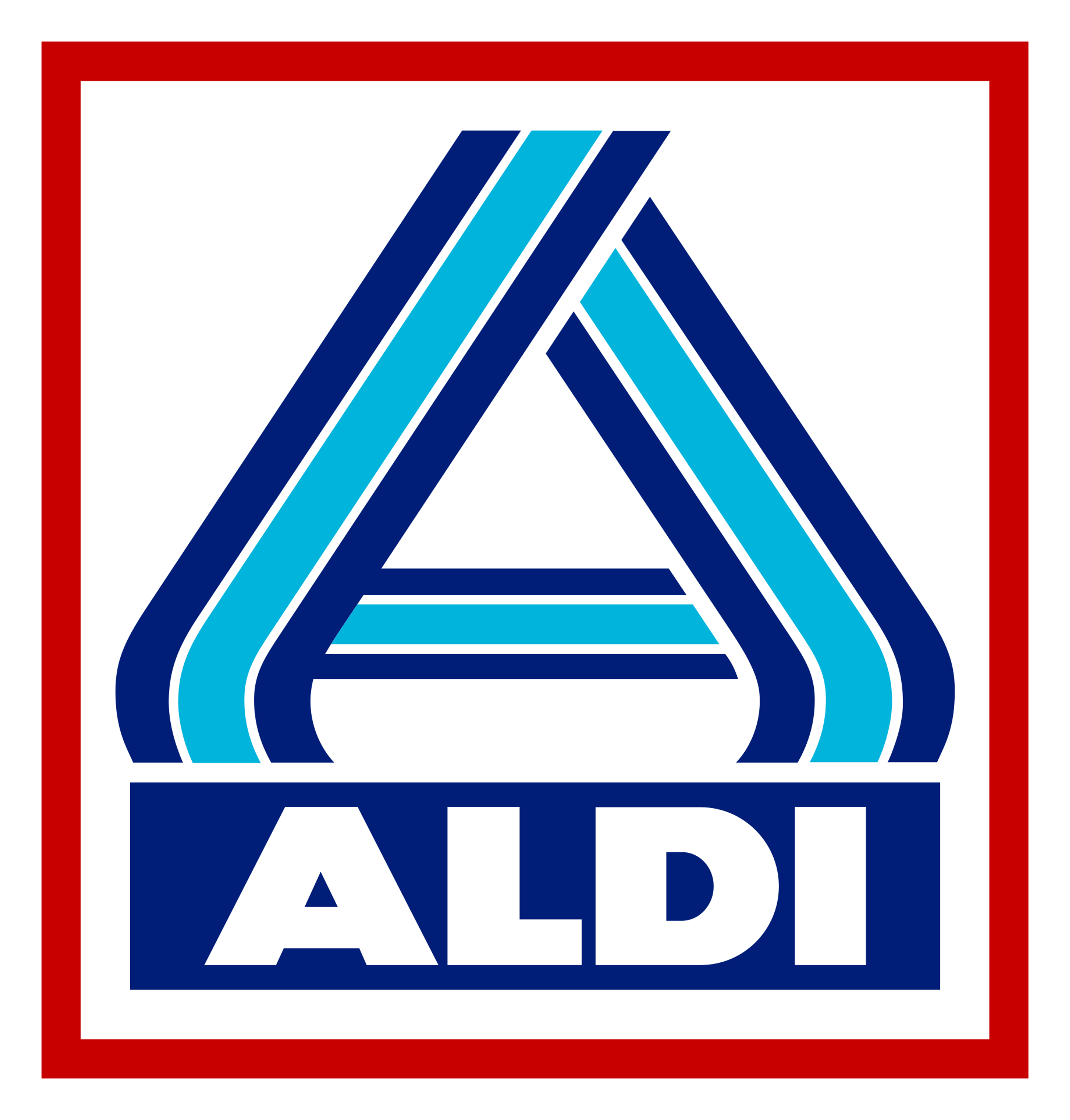 Aldi logo on a transparent background