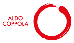 Aldo Coppola logo, horizontal version, on a transparent background