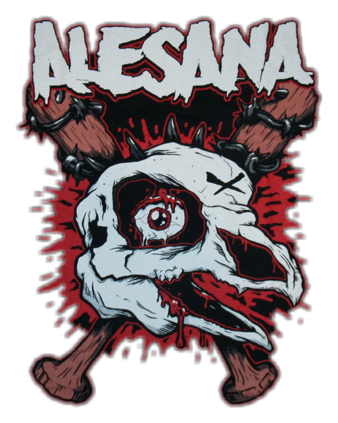 Alesana logo on a transparent background