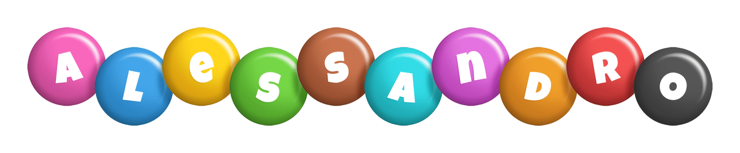 Alessandro logo on a transparent background