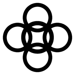 Alesso logo, black icon version, on a transparent background