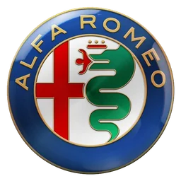 Alfa Romeo logo, icon version, on a transparent background