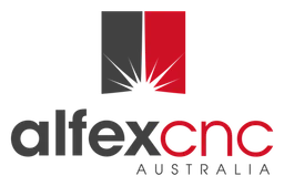 Alfex logo, horizontal version, on a transparent background