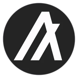 Algorand logo, monochrome icon version, on a transparent background