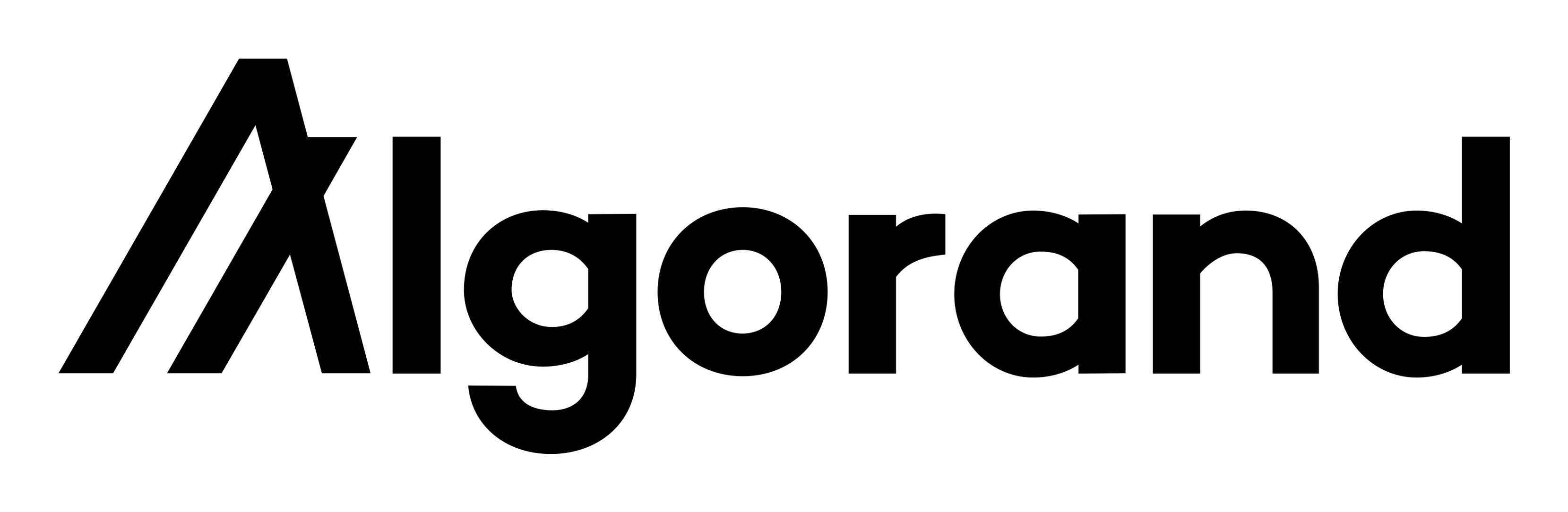 Algorand logo on a transparent background