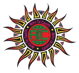 Alice in Chains logo, icon version, on a transparent background