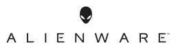 Alienware logo, black wordmark version, on a transparent background