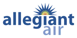 Allegiant Air logo, horizontal version, on a transparent background