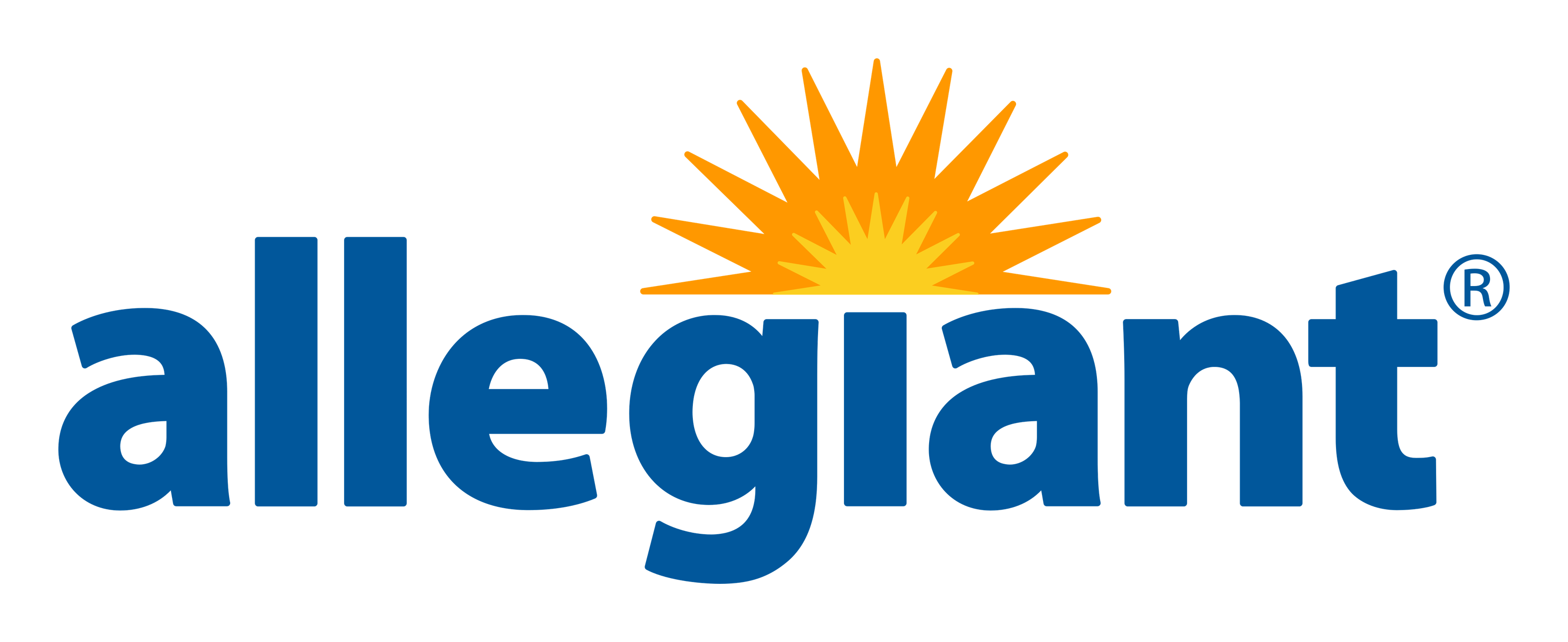 Allegiant Air logo on a transparent background