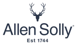 Allen Solly logo, black version, on a transparent background