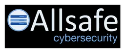 Allsafe logo, black wordmark version, on a transparent background