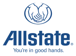 Allstate logo, horizontal version, on a transparent background