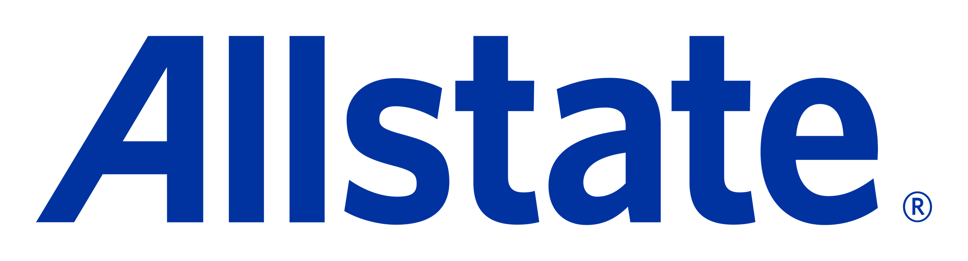 Allstate logo on a transparent background