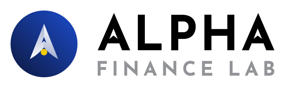 Alpha Finance Lab logo on a transparent background