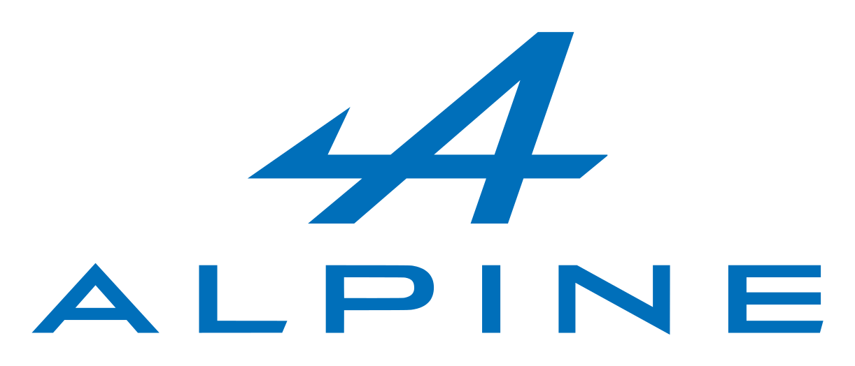 Alpine logo on a transparent background