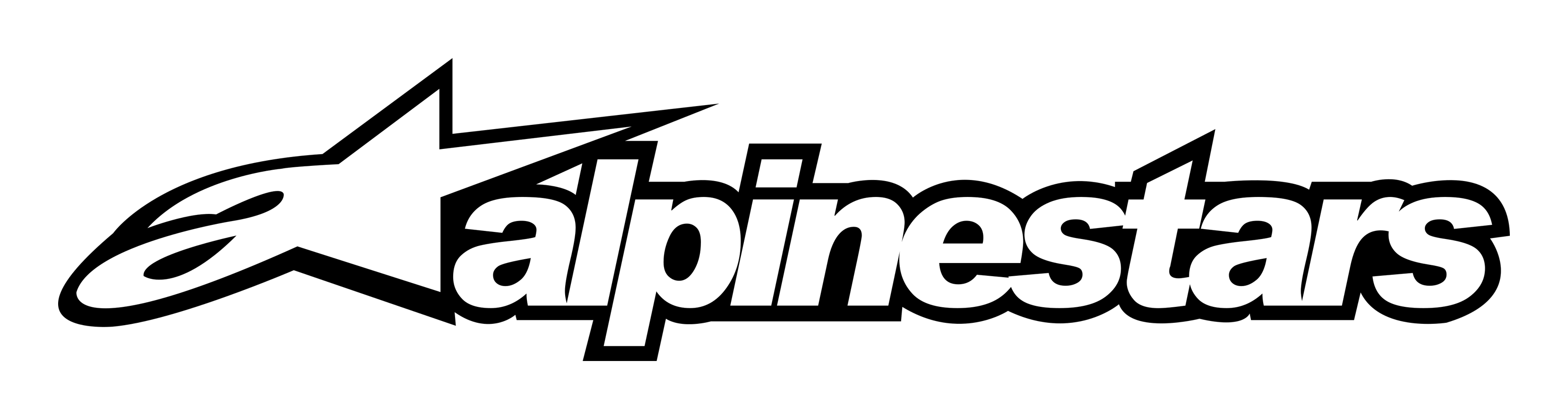 Alpinestars logo on a transparent background